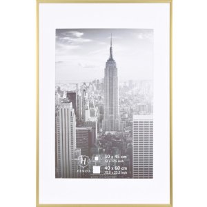 Manhattan lijst 40x60 cm goudkleurig aluminium lijst