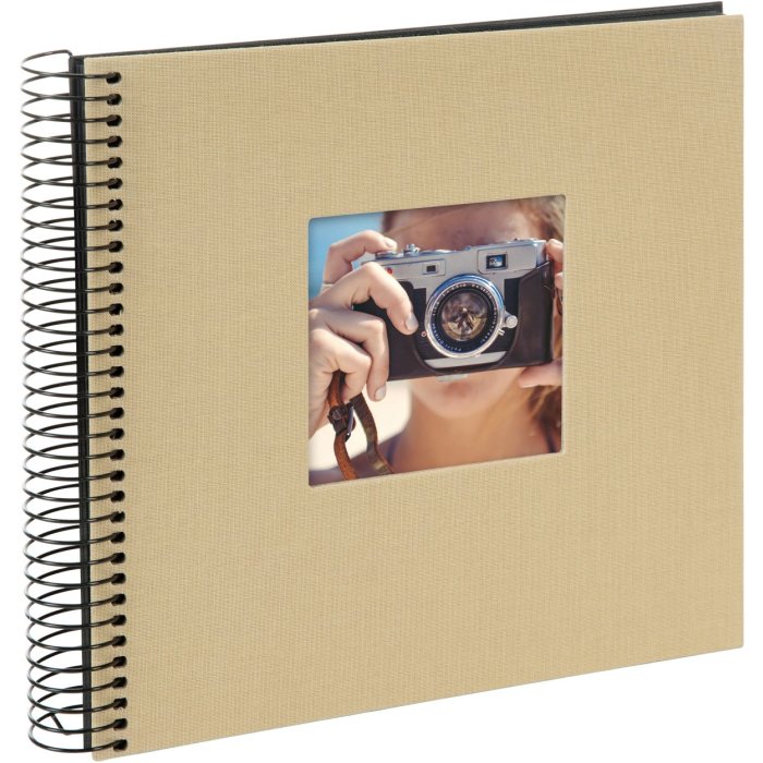 Goldbuch Spiraal Album Bella Vista beige 20x20 cm 40 zwarte paginas