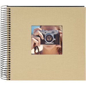 Goldbuch Spiraal Album Bella Vista beige 20x20 cm 40 zwarte paginas