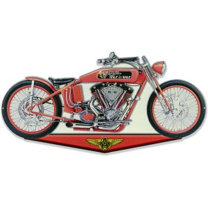 ZEP Tinnen bord SPEED 50x25 cm Motorfiets