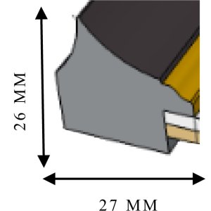 Ceanothe Fotolijst Pandore 13x18 cm zwart-goud