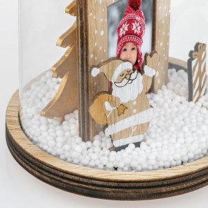 ZEP Kerstdecoratie Pavlov ø 11,5 h13 cm met Fotolijst