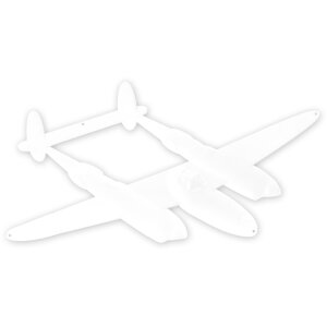 ZEP metalen bord PLANE 45x27x0,4 cm Wanddecoratie Vliegtuig