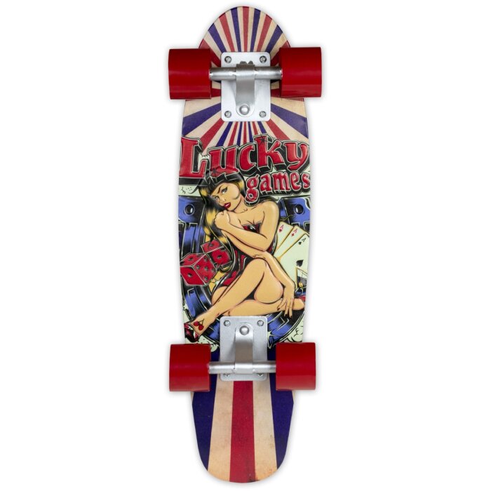 ZEP Wanddecoratie SKATE 16,5x55x6,5 cm Skateboard Lucky Games