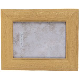 Clayre & Eef 2F0918 Fotolijst 20x2x25 cm - 13x18 cm Goudkleurig