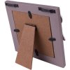 Clayre & Eef 2F0967 Fotolijst 14x1x14 cm - 10x10 cm Grijs - Wit