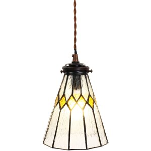 Clayre & Eef 5LL-6194 Hanglamp Tiffany Ø 15x115 cm E14-max 1x40W