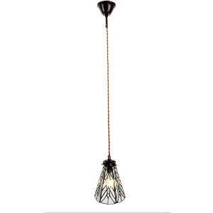 Clayre & Eef 5LL-6197 Hanglamp Tiffany Ø 15x115 cm E14-max 1x40W