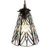 Clayre & Eef 5LL-6197 Hanglamp Tiffany Ø 15x115 cm E14-max 1x40W