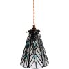 Clayre & Eef 5LL-6197 Hanglamp Tiffany Ø 15x115 cm E14-max 1x40W