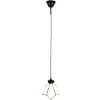 Clayre & Eef 5LL-6223 Hanglamp Tiffany Ø 18x115 cm E14-max 1x25W Wit - Bruin