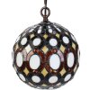 Clayre & Eef 5LL-6270 Hanglamp Tiffany Ø 20x116 cm E14-max 1x25W Geel