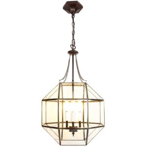 Clayre & Eef 5LL-9343 Hanglamp 40x40x190 cm E14-max...