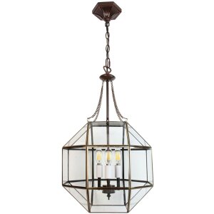 Clayre & Eef 5LL-9343 Hanglamp 40x40x190 cm E14-max 3x40W