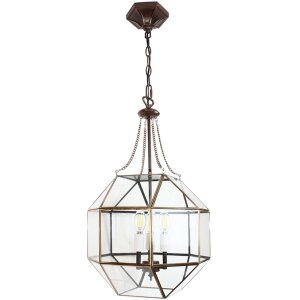 Clayre & Eef 5LL-9343 Hanglamp 40x40x190 cm E14-max 3x40W