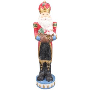 Clayre & Eef 5PR0089 Decoratie Kerstman 22x21x82 cm...