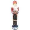 Clayre & Eef 5PR0089 Decoratie Kerstman 22x21x82 cm Blauw