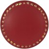 Clayre & Eef 65062 Deurknop Ø 4x3 cm Rood - Goudkleurig