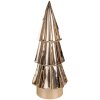 Clayre & Eef 6CE1507 Decoratie Kerstboom Ø 9x24 cm Goudkleurig