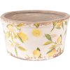 Clayre & Eef 6CE1533M Decoratie bloempot Ø 16x9 cm Geel