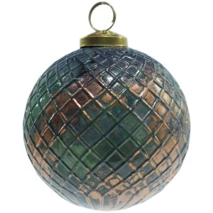 Clayre & Eef 6GL4043 Kerstbal Ø 10x10 cm Groen...