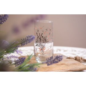 Clayre & Eef 6GL4083 Drinkglas Ø 6x14 cm - 280 ml