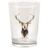 Clayre & Eef 6GL4085 Drinkglas Ø 8x12 cm - 400 ml Bruin