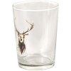 Clayre & Eef 6GL4085 Drinkglas Ø 8x12 cm - 400 ml Bruin