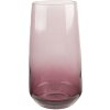 Clayre & Eef 6GL4311P Drinkglas Ø 6x14 cm - 430 ml Waterglas Paars