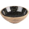 Clayre & Eef 6H2247 Decoratieve Schaal Ø 20x7 cm Bruin Houten Decoratieve Schaal