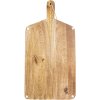 Clayre & Eef 6H2259 Decoratie Snijplank 25x50x2 cm Bruin