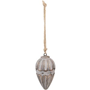 Clayre & Eef 6H2282 Decoratie Ornament Ø 6x11...