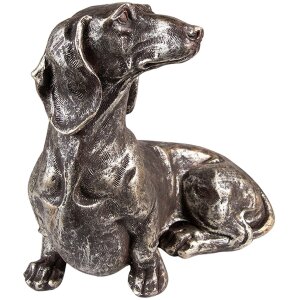 Clayre & Eef 6PR3645 Decoratie Beeldje Hond (Teckel)...