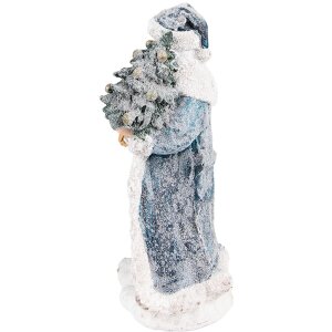 Clayre & Eef 6PR3739 Decoratie Kerstman 11x9x21 cm...