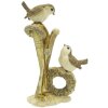 Clayre & Eef 6PR4864 Decoratie Vogels 11x5x18 cm Bruin