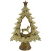 Clayre & Eef 6PR4871 Decoratie Kerstboom 13x5x20 cm Beige