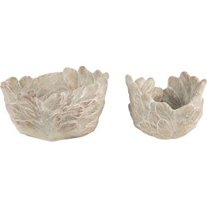 Clayre & Eef 6TE0435M Bloempot Ø 20x13 cm Grijs