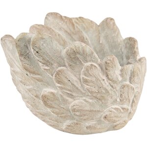 Clayre & Eef 6TE0435S Bloempot Ø 16x11 cm Grijs