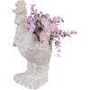 Clayre & Eef 6TE0448 Bloempot Haan 11x10x26 cm Grijs