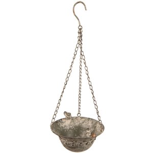 Clayre & Eef 6Y4833 Hangplanthouder 23x17x46 cm Grijs...