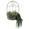 Clayre & Eef 6Y4837 Plantenhouder 36x18x52 cm Grijs