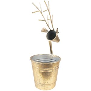 Clayre & Eef 6Y4971 Decoratie Bloempot Hert...