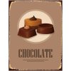 Clayre & Eef 6Y5053 Tekstbord 25x1x33 cm Bruin Chocolade