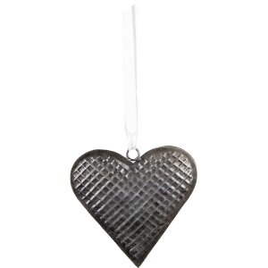 Clayre & Eef 6Y5387L Decoratie Hanger Hart 17x3x16 cm...