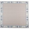 Clayre & Eef BBF01 Tafelkleed 100x100 cm Beige - Blauw