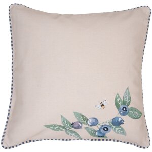 Clayre & Eef BBF21 Kussenhoes 40x40 cm Beige Sierkussen