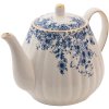 Clayre & Eef BFLTE Theepot 23x14x15 cm - 1100 ml Blauw