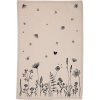 Clayre & Eef FAF42-1 Keukenhanddoek 50x70 cm Beige - Zwart