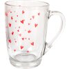 Clayre & Eef LBSGL0007 Theeglas 11x8x11 cm - 300 ml Rood