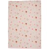 Clayre & Eef PNC42 Keukenhanddoek 50x70 cm Beige - Roze